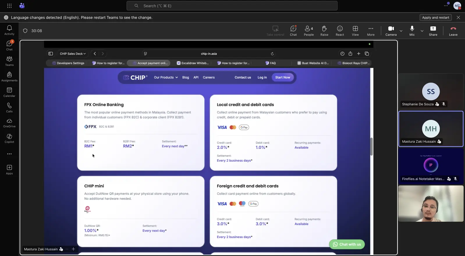 Sesi coaching tentang payment workflow